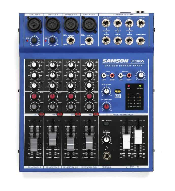 6 Channel  Mixer