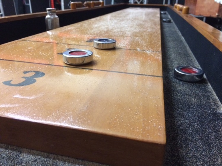 Shuffleboard Rug Game - Classic Shuffle-Board Party Game for All