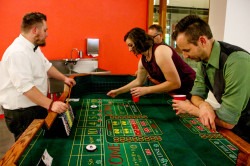 Craps Table w/ skirt & Dealers