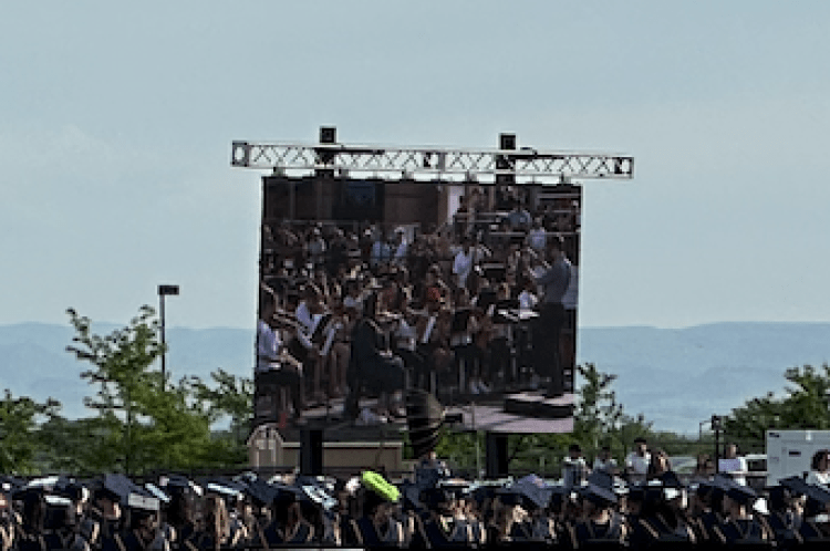 17 x 10 Video Wall with audio, stands and support