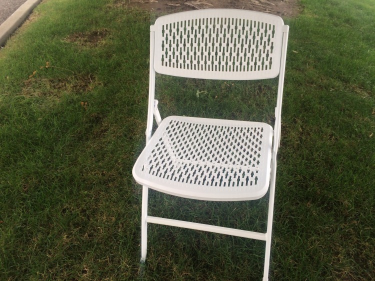 Chairs - White Folding